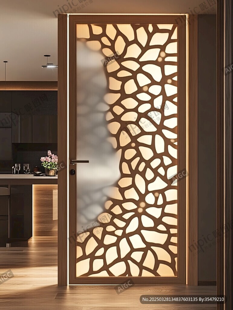 镂空艺术门 营造温馨氛围