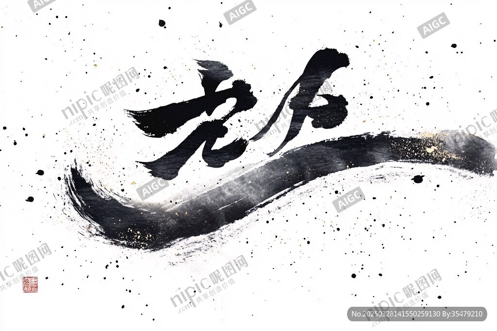 书法艺术 苍劲有力 老 字