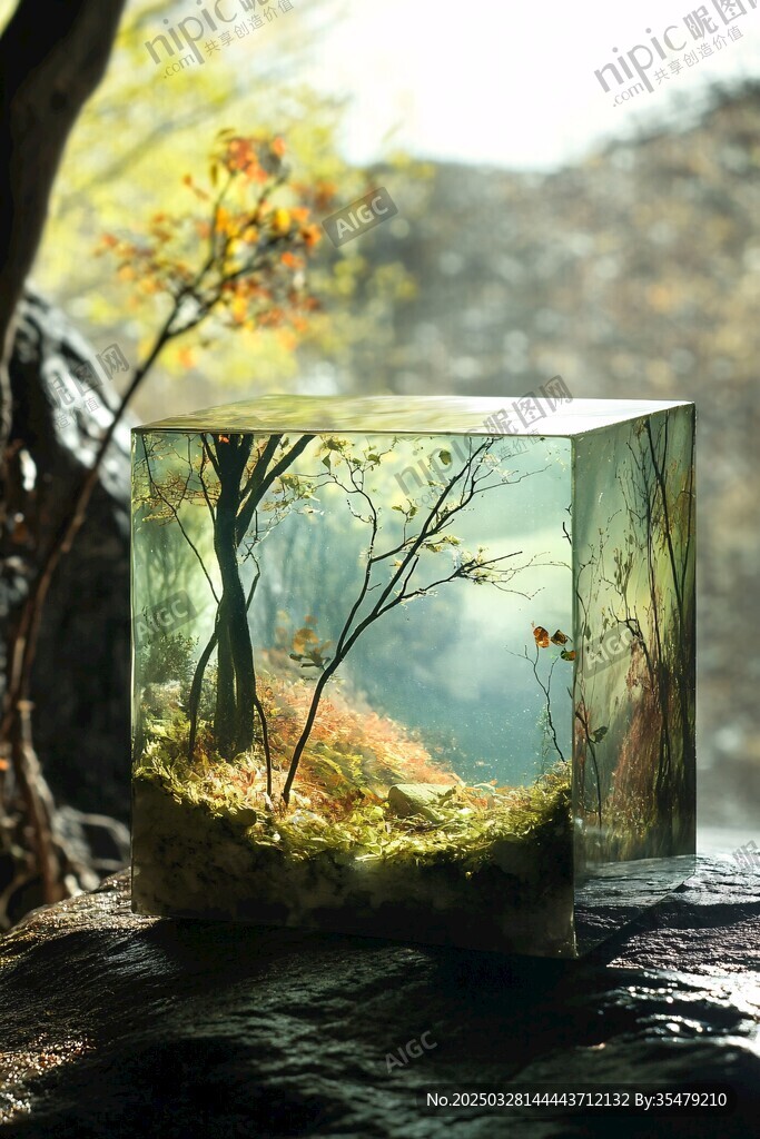 梦幻立方中的森林奇景