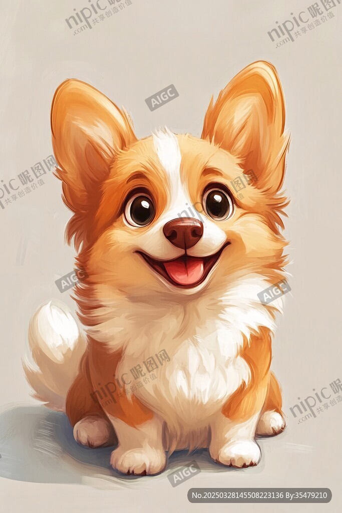 可爱柯基犬的治愈瞬间