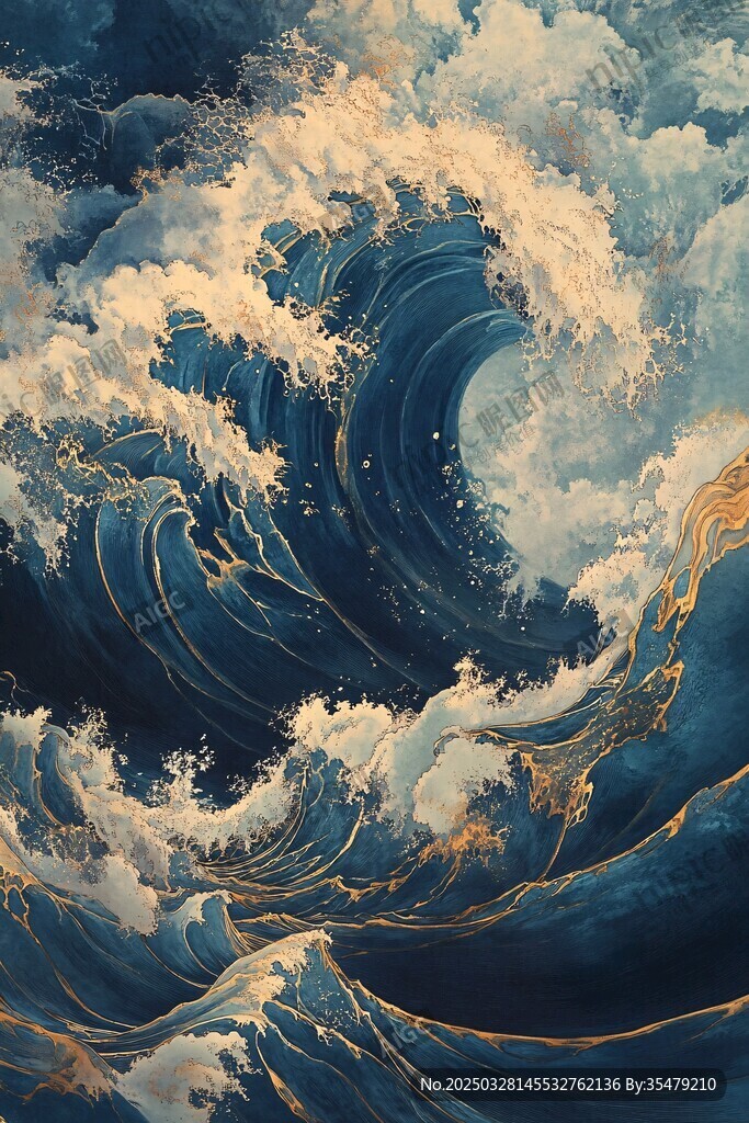 汹涌海浪 梦幻海洋景象