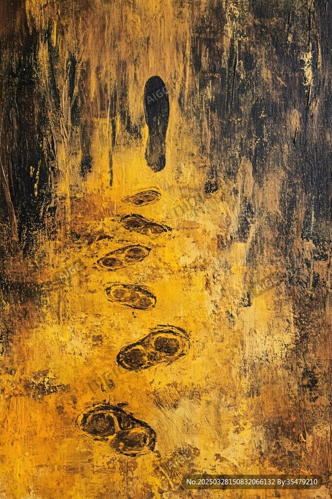 足迹延伸向神秘洞穴
