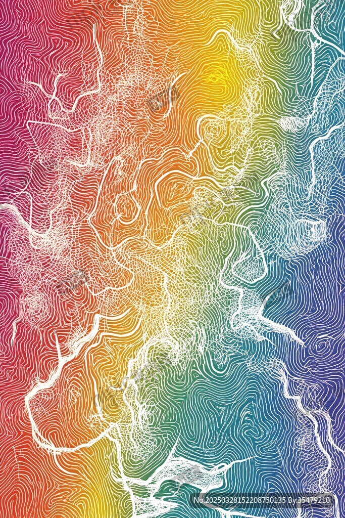彩虹色抽象纹理图案背景