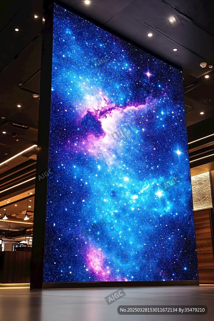 梦幻星空LED大屏展示