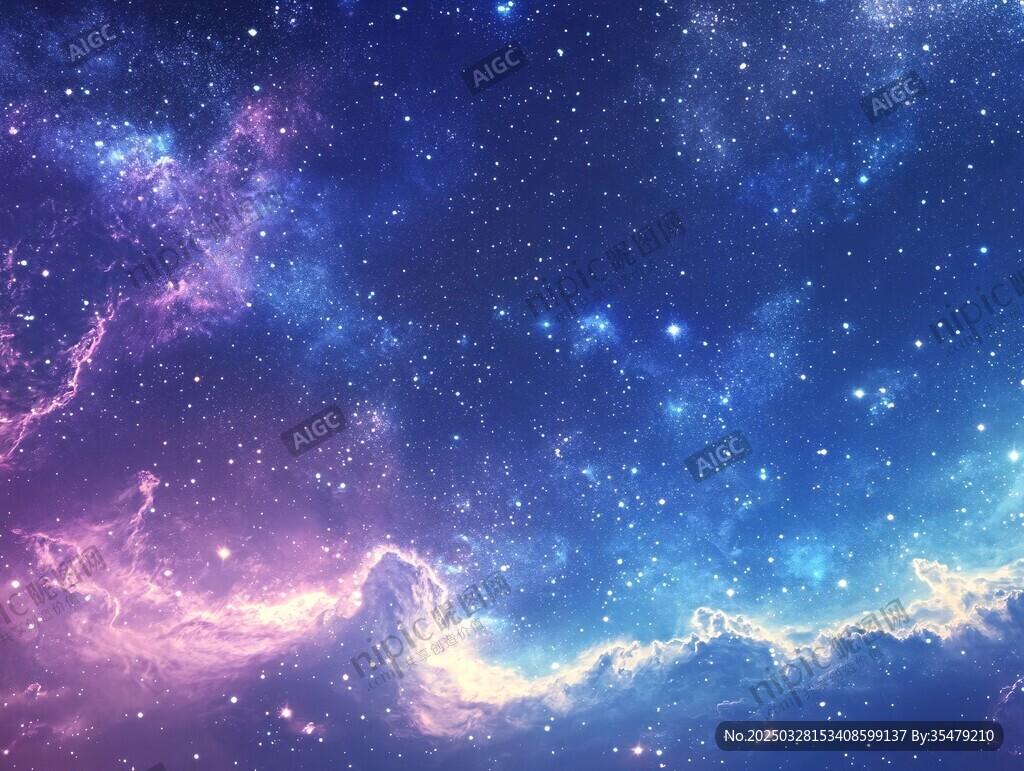 梦幻星空宇宙绚丽美景