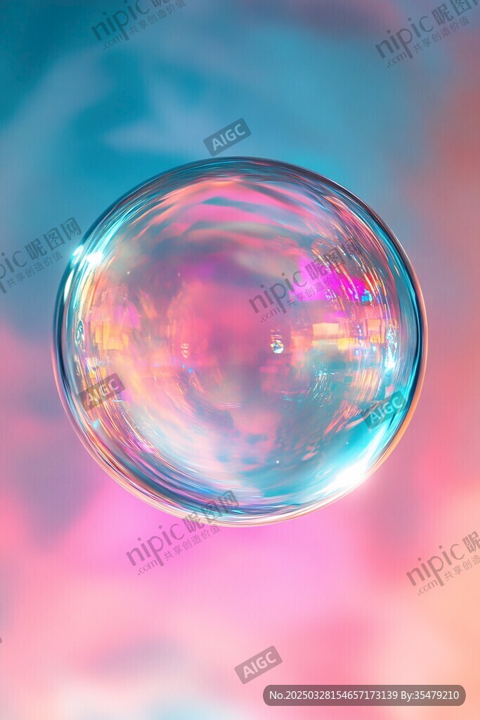 梦幻炫彩泡泡