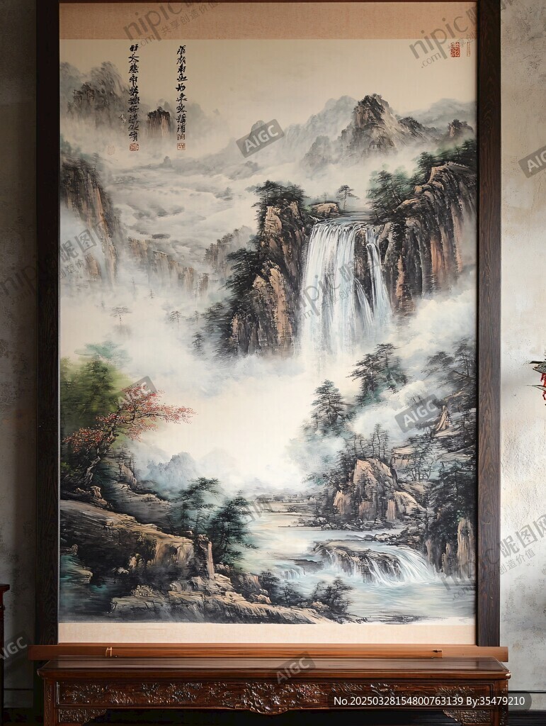 山水国画 尽显自然神韵