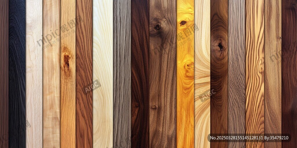 多样木材纹理展示