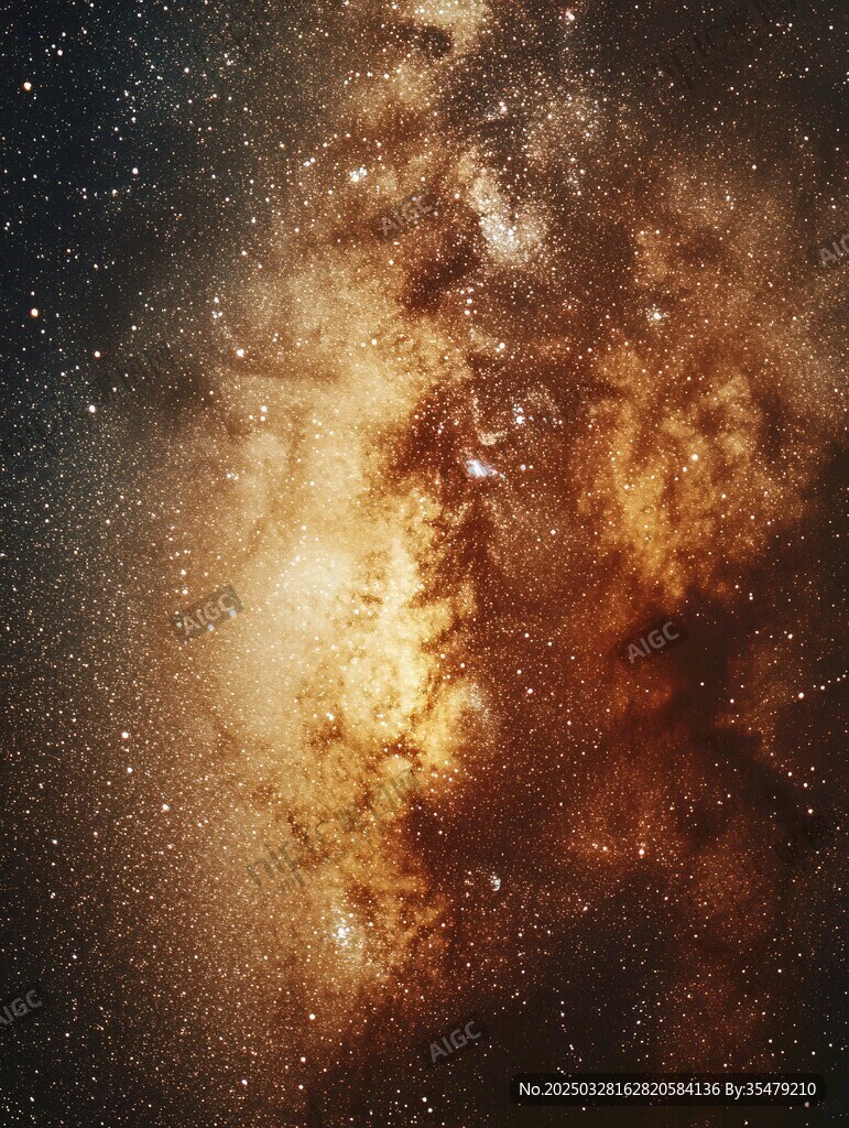 神秘璀璨的宇宙星空景象