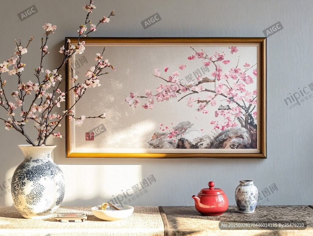 中式雅致家居装饰一角