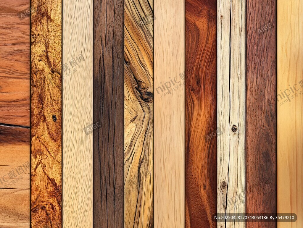 多样木材纹理展示