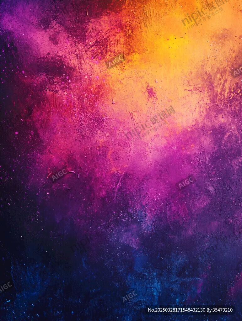 梦幻绚烂的宇宙色彩背景