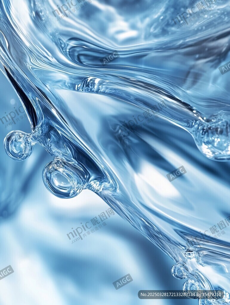 灵动水波纹 晶莹水滴之美