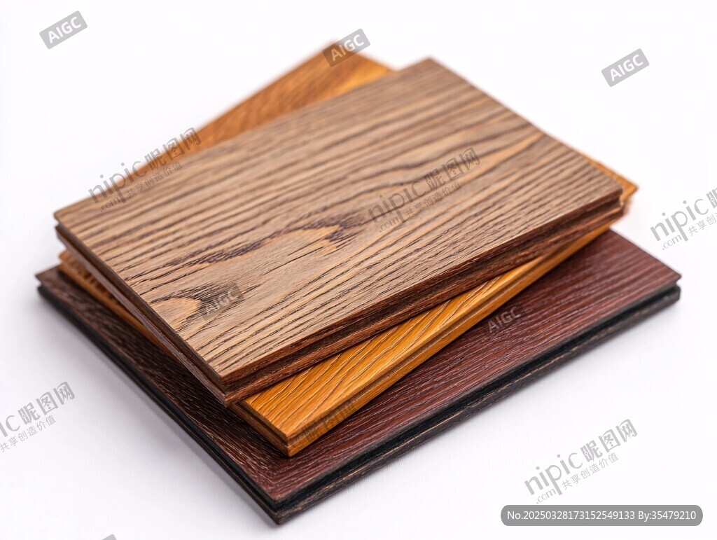 多彩木纹板材展示