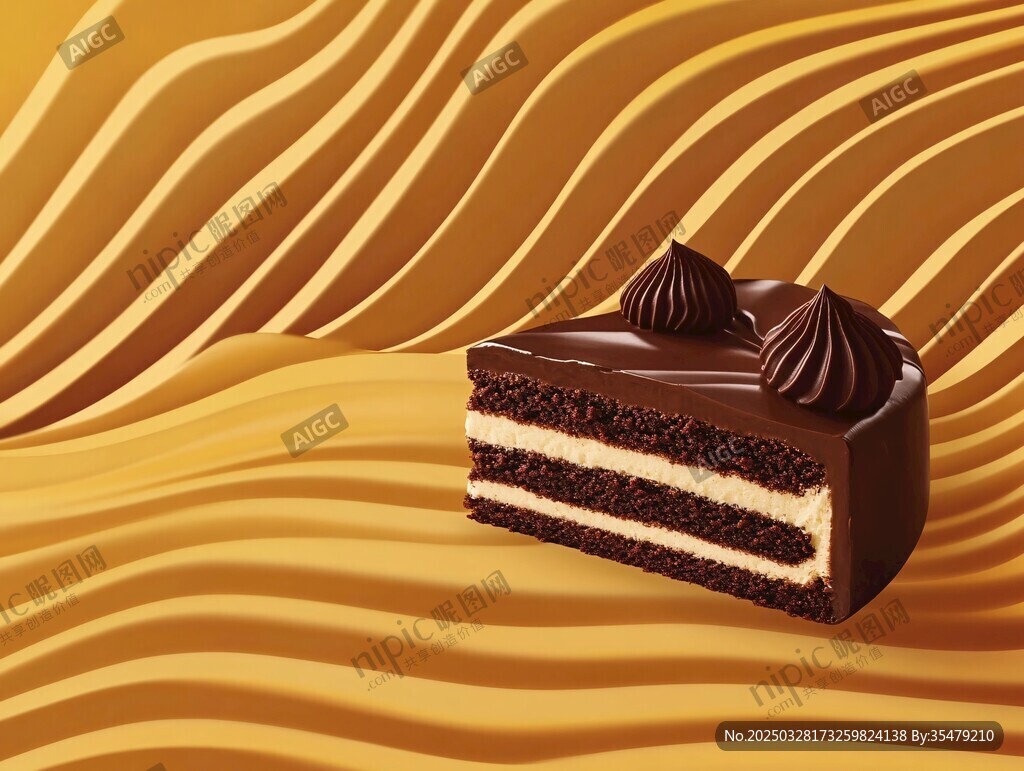 美味巧克力夹心蛋糕