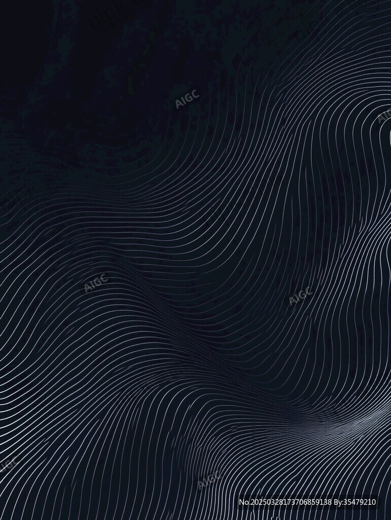 深蓝色线条动感抽象背景