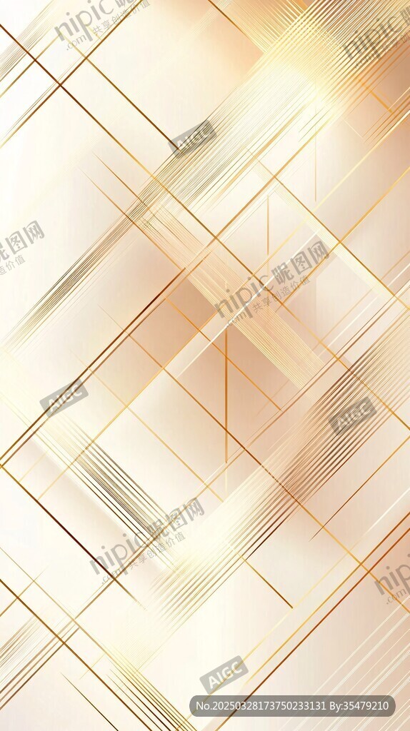 金色几何线条抽象背景图