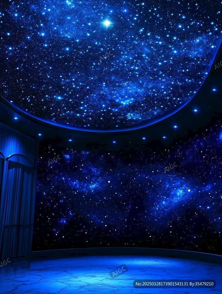 梦幻星空室内场景