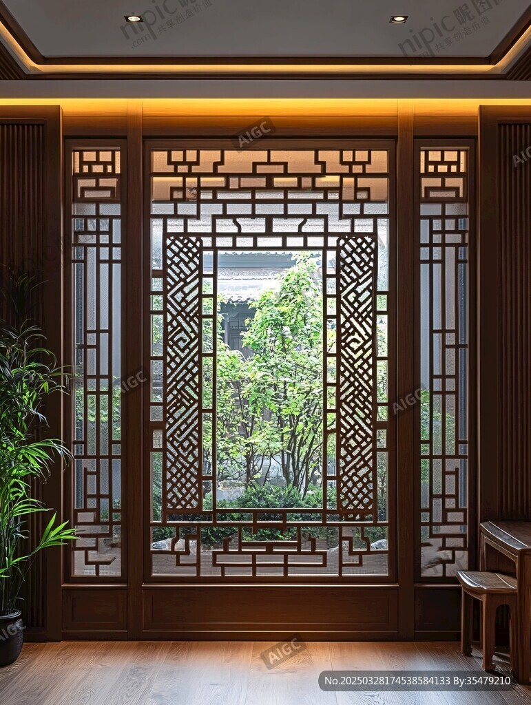 中式雕花窗 尽显古韵雅致