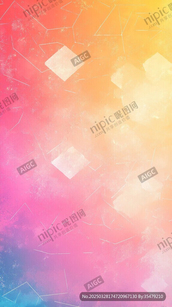 梦幻渐变几何光斑背景图