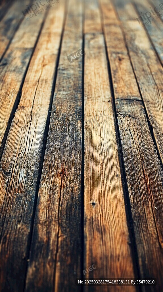 复古木质地板纹理特写