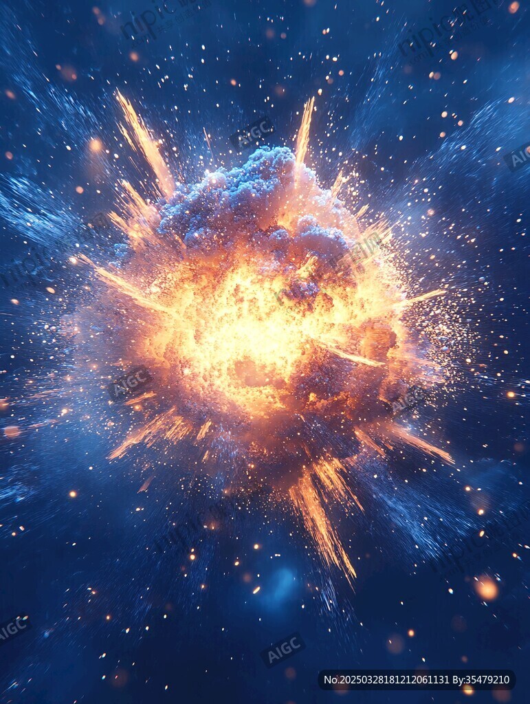 宇宙爆炸特效场景