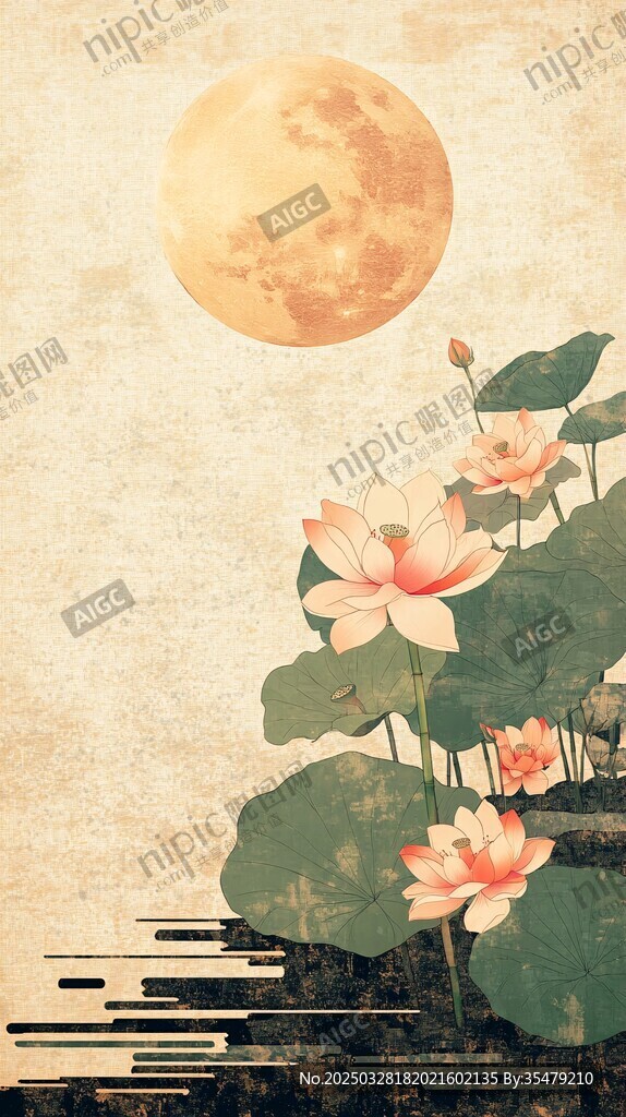 荷塘月色下的中式浪漫