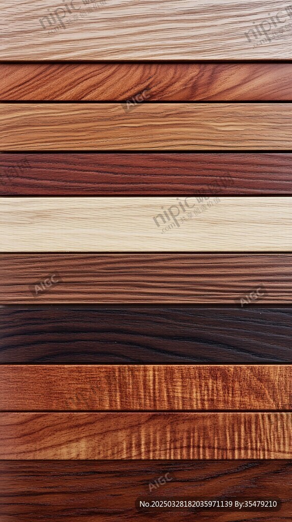 多样木纹板材展示