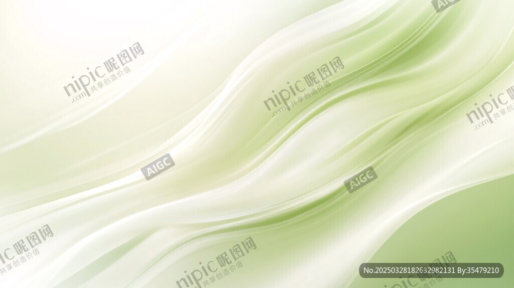 淡绿飘逸动感抽象背景图