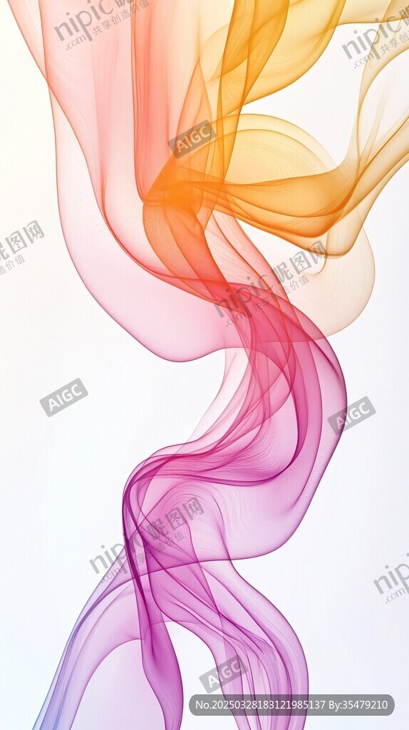 梦幻彩色烟雾灵动之美