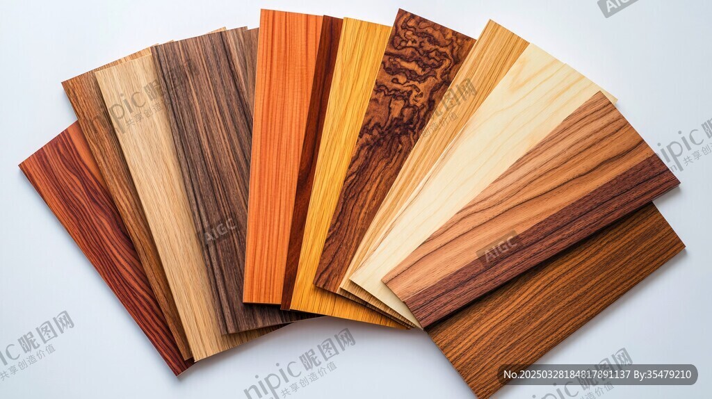 多样木纹板材展示