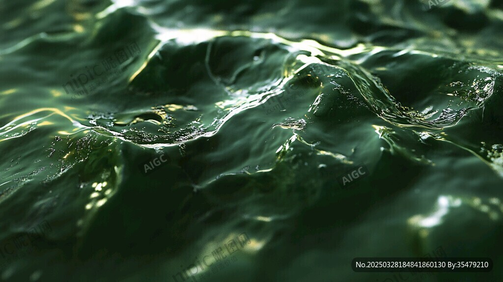 碧波荡漾的水面纹理