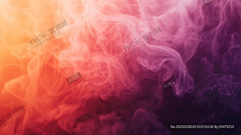梦幻彩色烟雾背景纹理