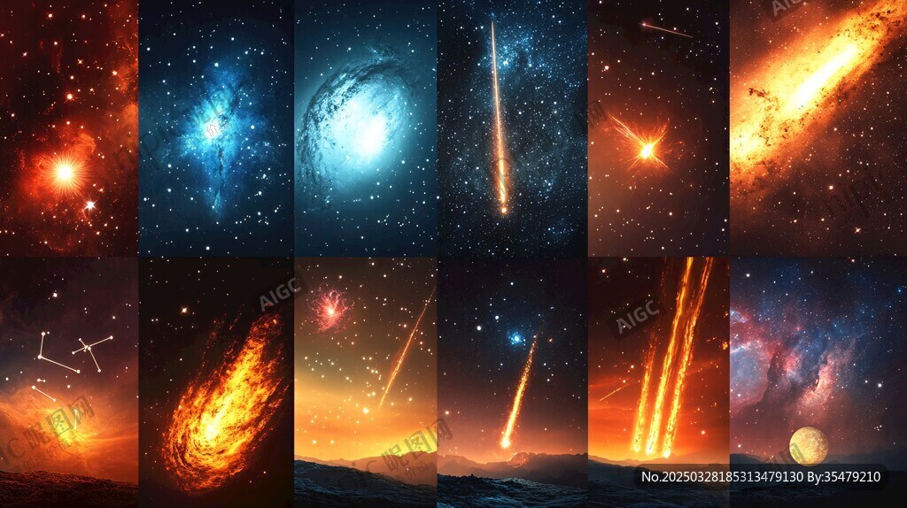 梦幻宇宙星空壮丽景象