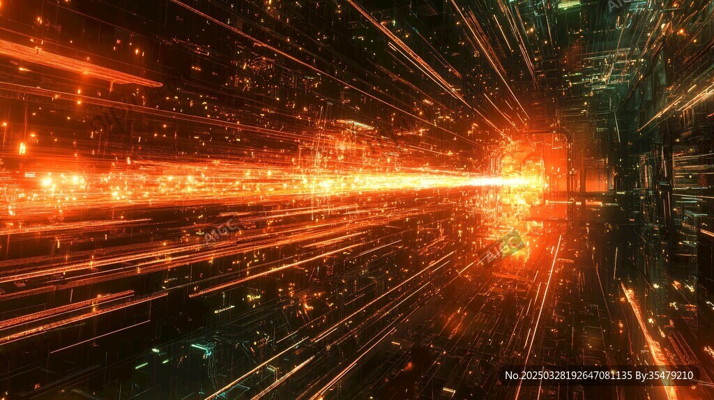 未来科技之光绚丽迸发