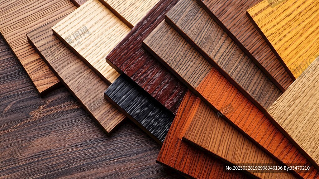 多样木纹板材展示