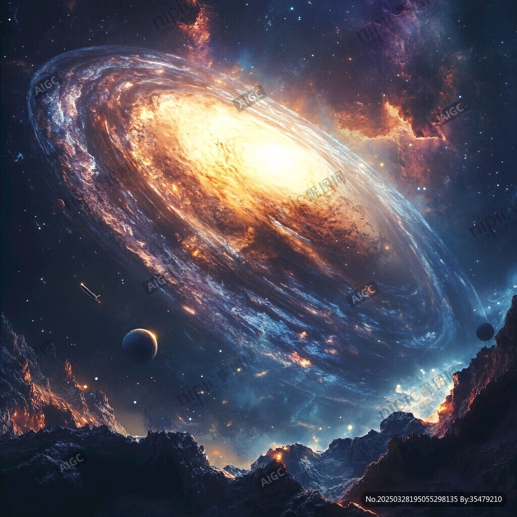 梦幻星系宇宙壮丽景观