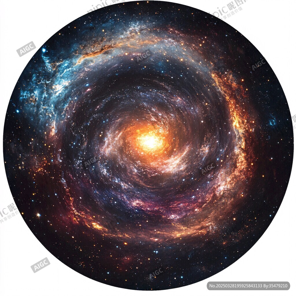 璀璨螺旋星系 宇宙壮丽图景