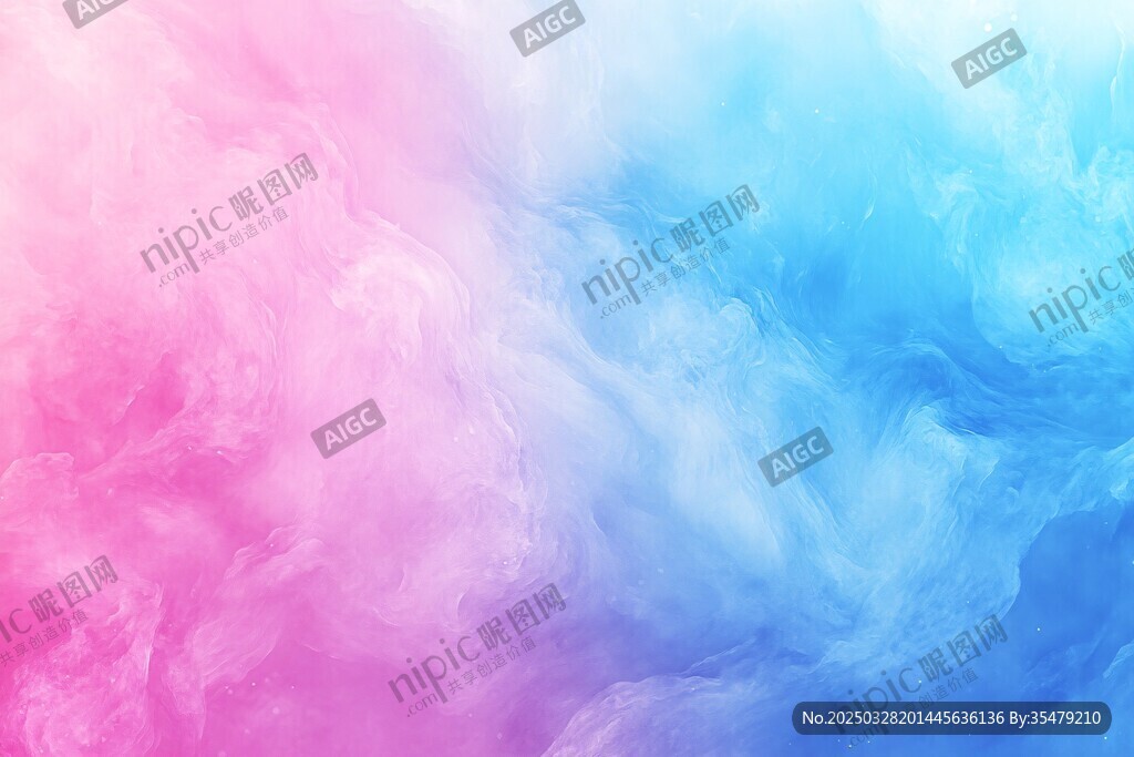 梦幻渐变色彩烟雾背景