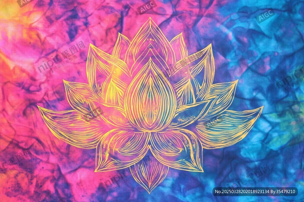 梦幻莲花图