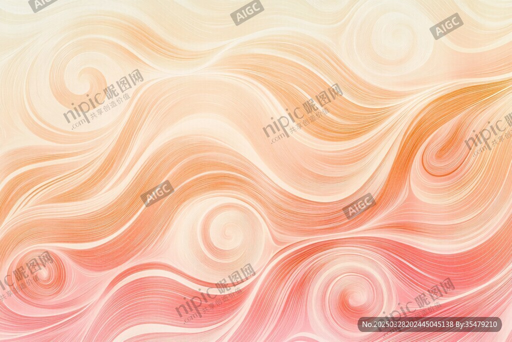 梦幻渐变波浪纹理背景