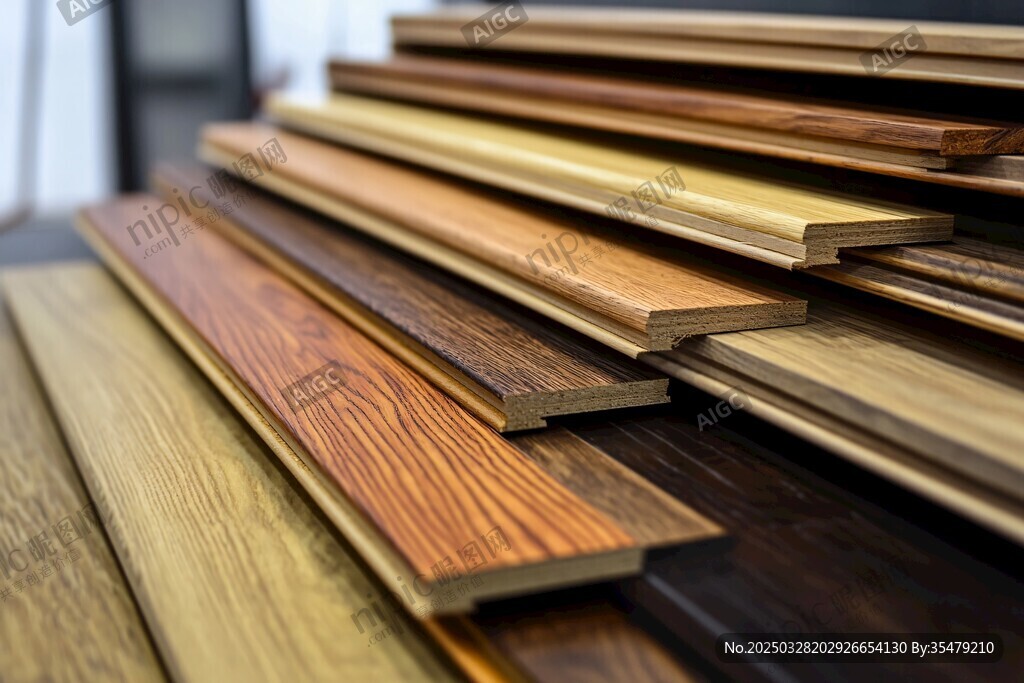 多样实木地板展示