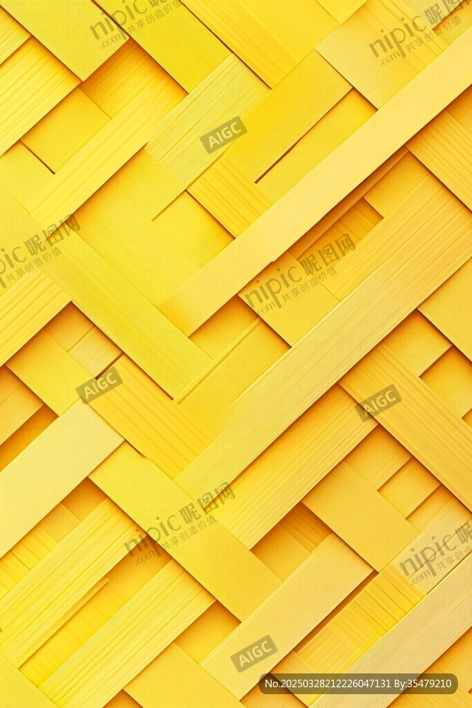 黄色交错几何纹理背景