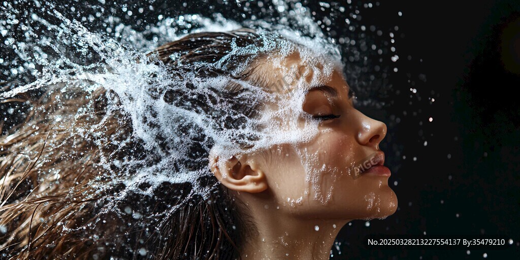 水润秀发 魅力女性瞬间