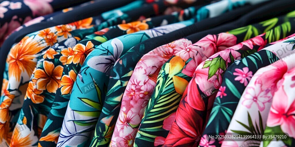 缤纷印花服装 尽显热带风情