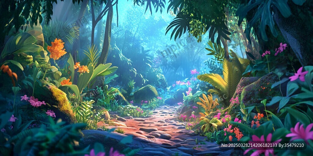梦幻雨林小径