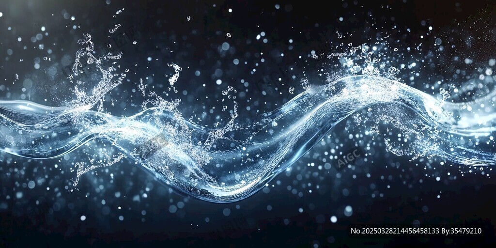 灵动水花 闪耀梦幻水波