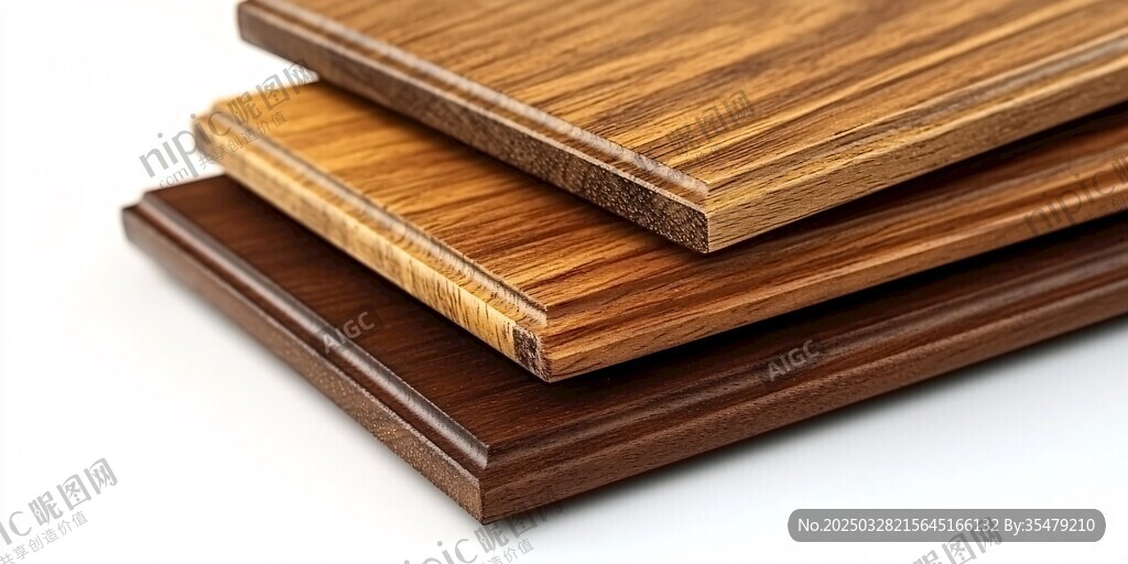 多样实木板材展示