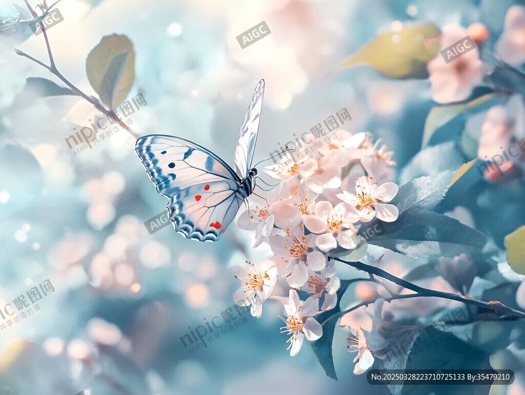 蝶舞繁花间