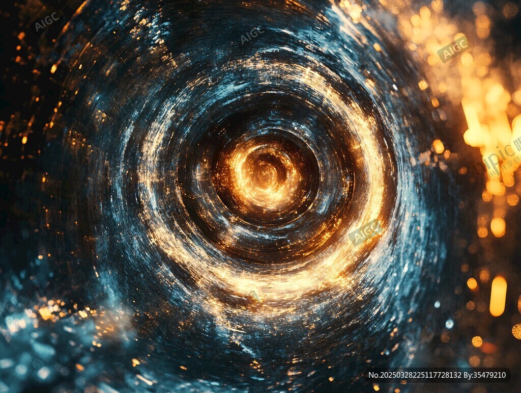 宇宙旋涡能量奇幻景象